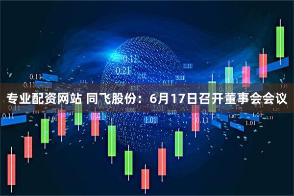 专业配资网站 同飞股份：6月17日召开董事会会议